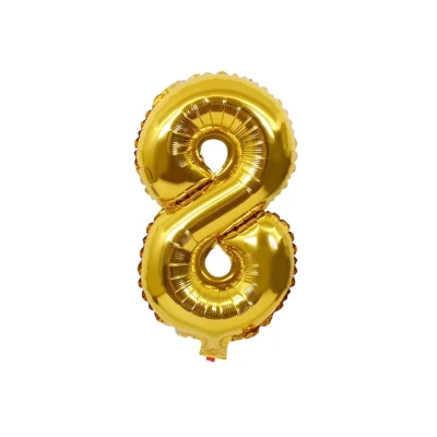 Balon s Brojem 8