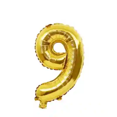 Balon s Brojem 9