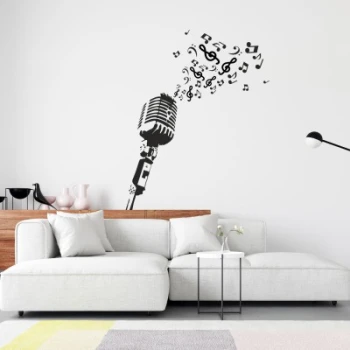 Zidne naljepnice s glazbenim motivima