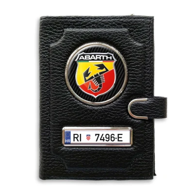 Novčanik s pretincem za novac s kopčom - Abarth