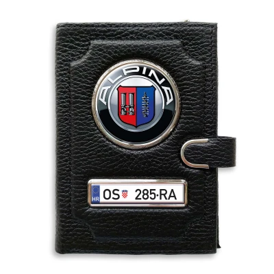 Novčanik s pretincem za novac s kopčom - Alpina