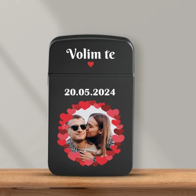 Personalizirani vjetrootporni upaljač - Volim te