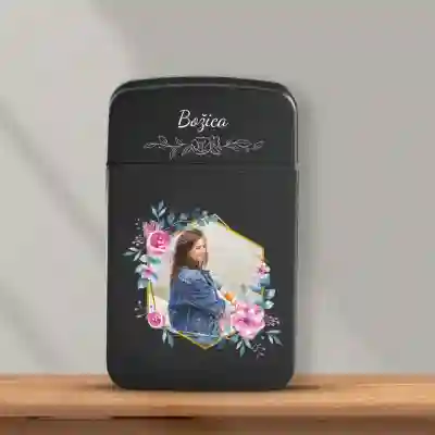 Personalizirani vjetrootporni upaljač - Cvijeće