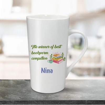 Personalizirana šalica za latte – Knjigoljubac