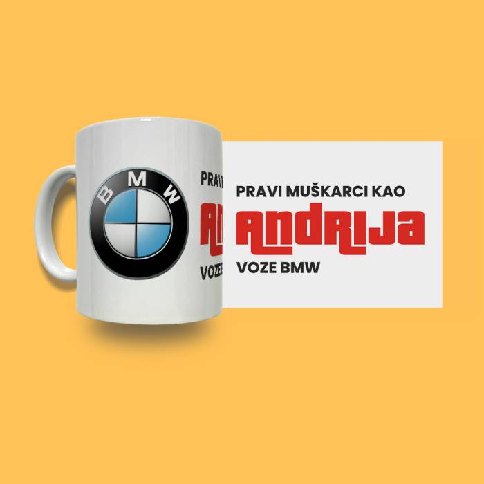 Personalizirana keramička šalica - BMW