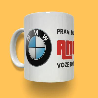 Personalizirana keramička šalica - BMW