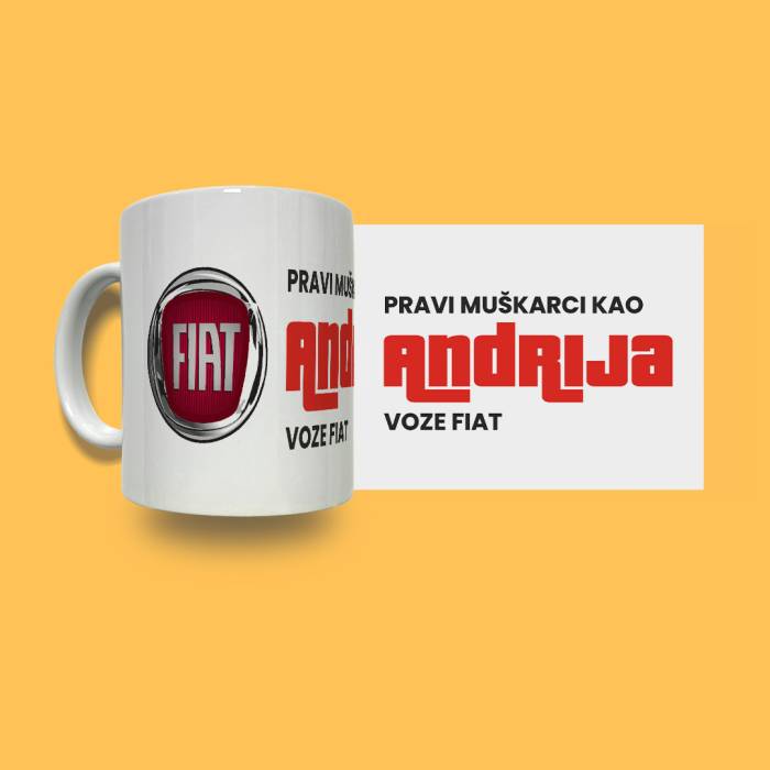 Personalizirana keramička šalica - Fiat