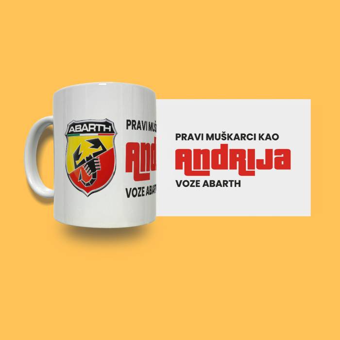 Personalizirana keramička šalica - Abarth
