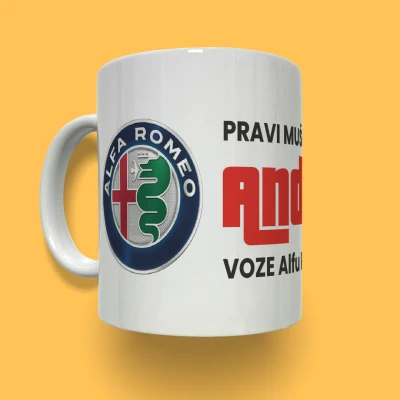 Personalizirana keramička šalica - Alfa Romeo
