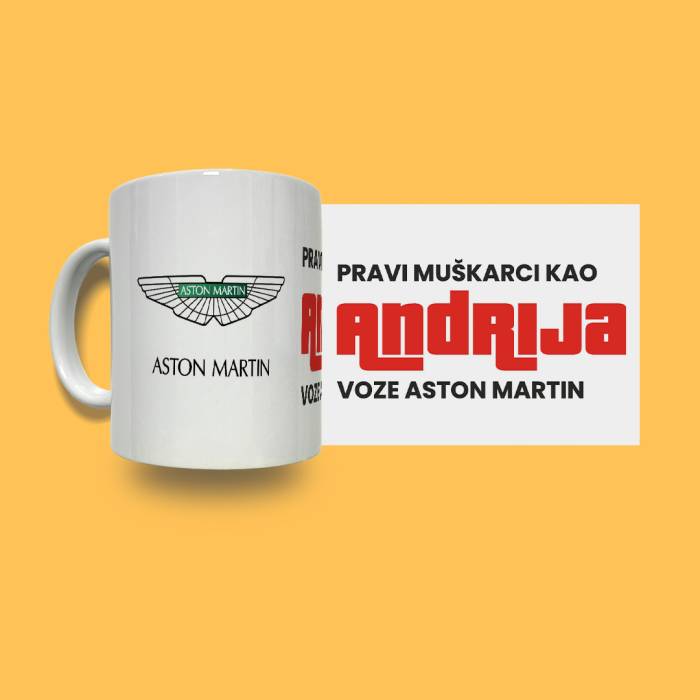 Personalizirana keramička šalica - Aston Martin