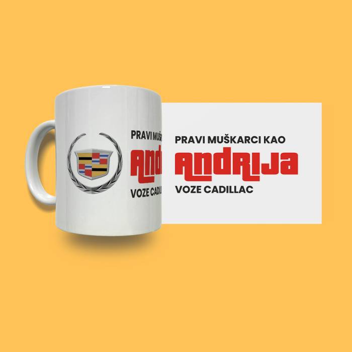 Personalizirana keramička šalica - Cadillac