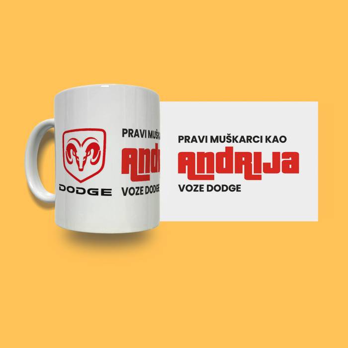 Personalizirana keramička šalica - Dodge