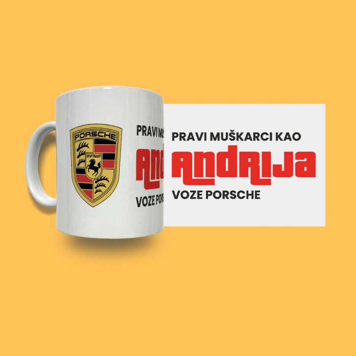 Personalizirana keramička šalica - Porsche