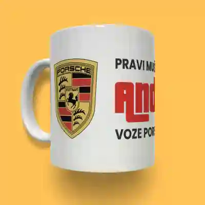 Personalizirana keramička šalica - Porsche