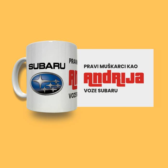 Personalizirana keramička šalica - Subaru