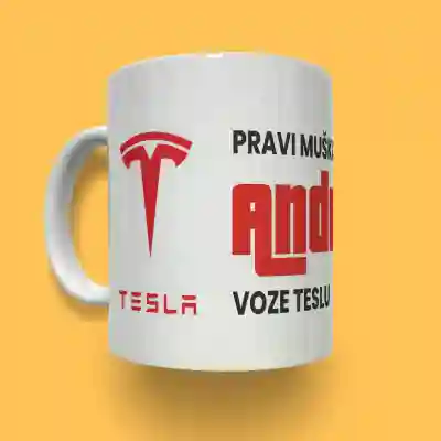 Personalizirana keramička šalica - Tesla