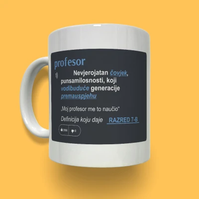 Personalizirana šalica – Definicija profesora