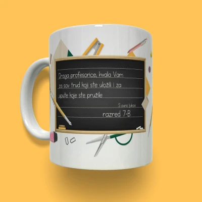 Personalizirana šalica – Školska ploča