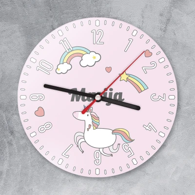 Zidni sat za sobu djevojčice