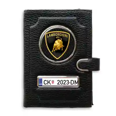 Novčanik s pretincem za novac s kopčom - Lamborghini