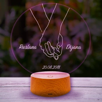 Personalizirana LED lampa