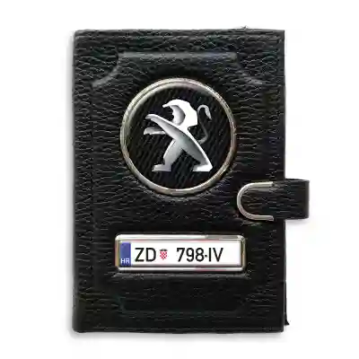 Novčanik s pretincem za novac s kopčom - PEUGEOT