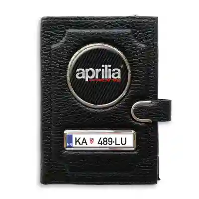 Novčanik s pretincem za novac s kopčom - Aprilia Silver