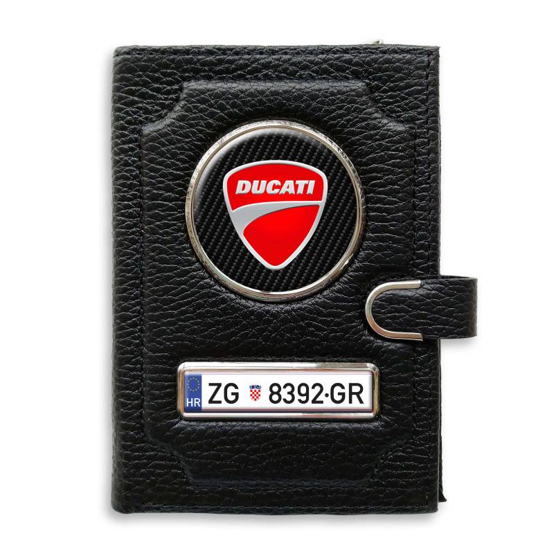 Novčanik s pretincem za novac s kopčom - Ducati