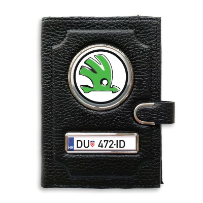 Novčanik s pretincem za novac s kopčom - SKODA