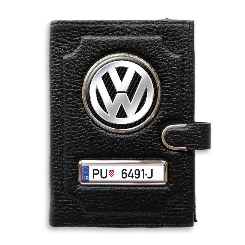 Novčanik s pretincem za novac s kopčom - Volkswagen Silver