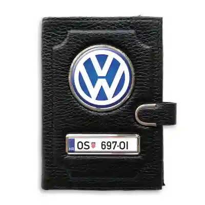 Novčanik s pretincem za novac s kopčom - vw
