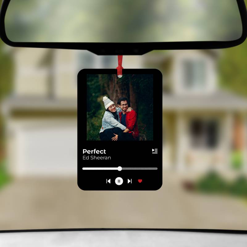 Personalizirani osvježivač za auto – Tvoja pjesma i slika