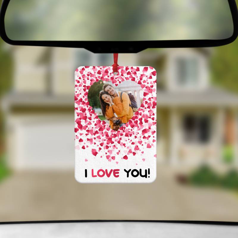 Personalizirani osvježivač za auto – Volim te