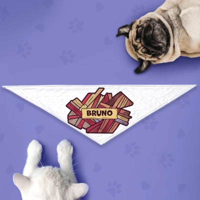 Bandana za psa - Splav od dasaka