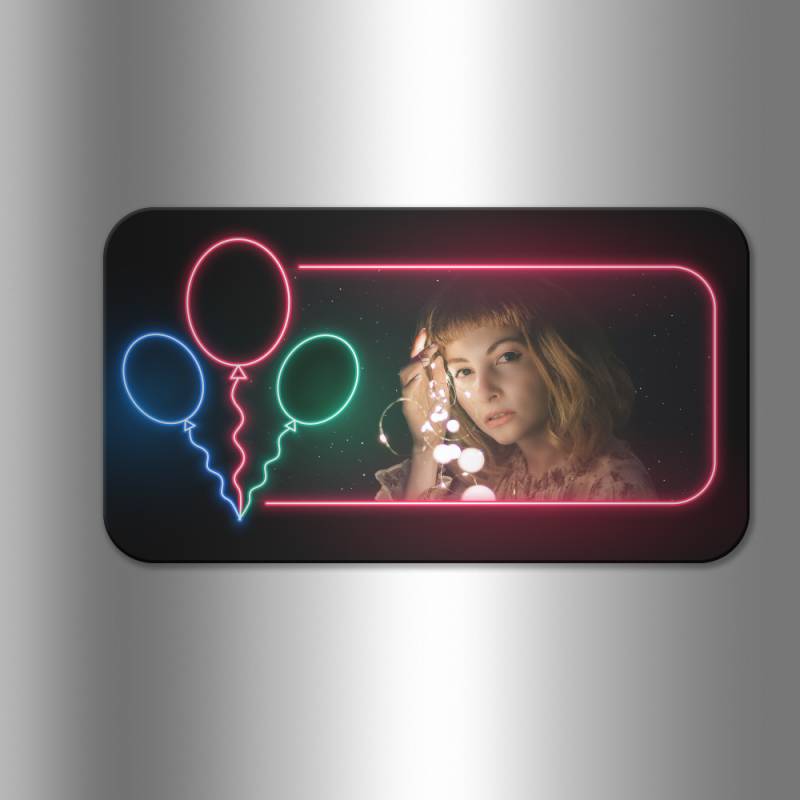 Personalizirani magnet za hladnjak - Neon