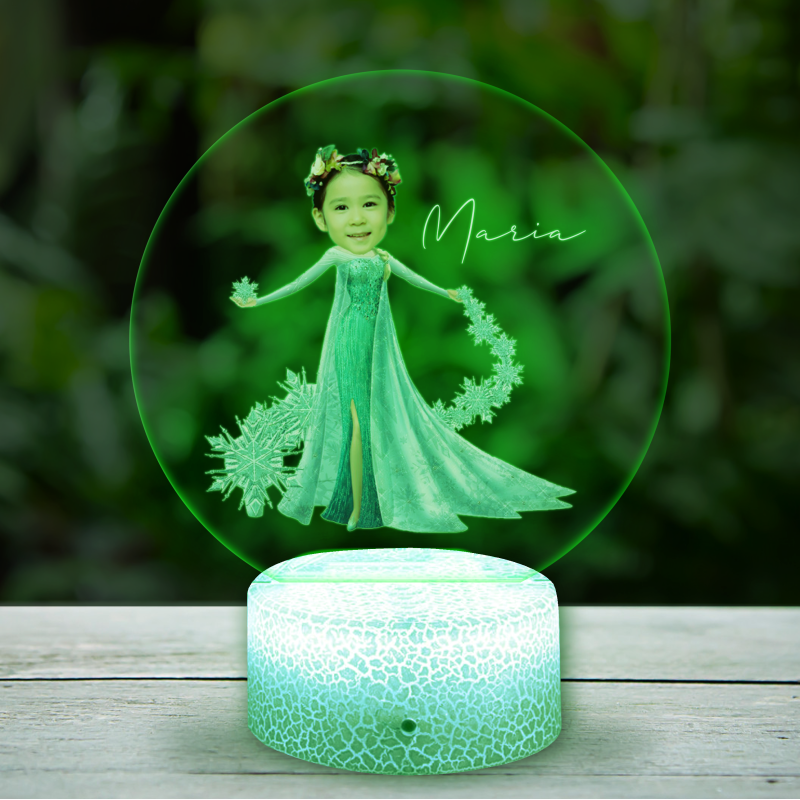 Personalizirana 3D LED lampa Elsa