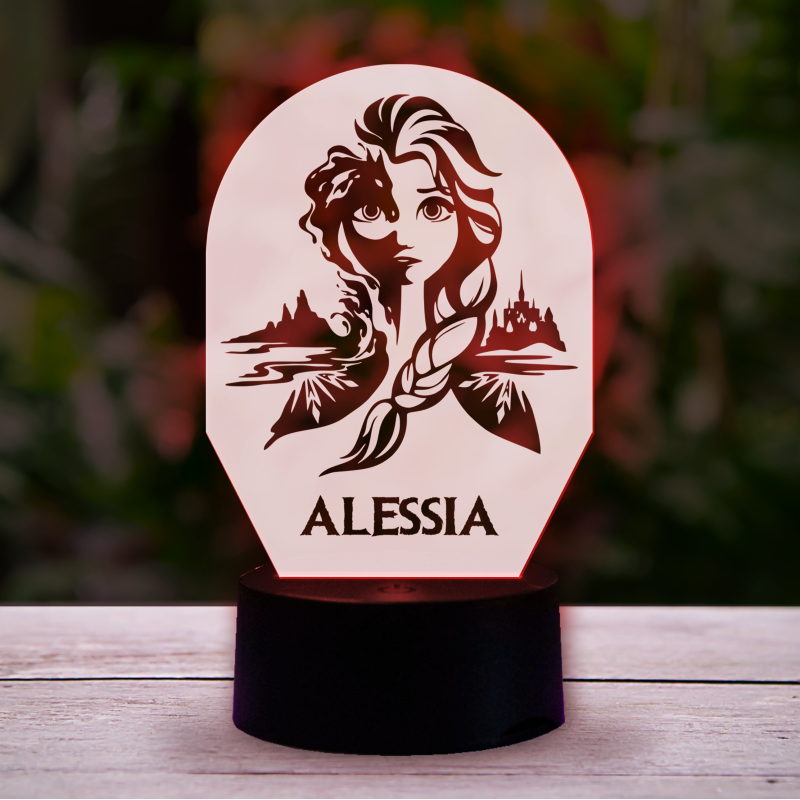 Personalizirana 3D LED lampa s Elsom