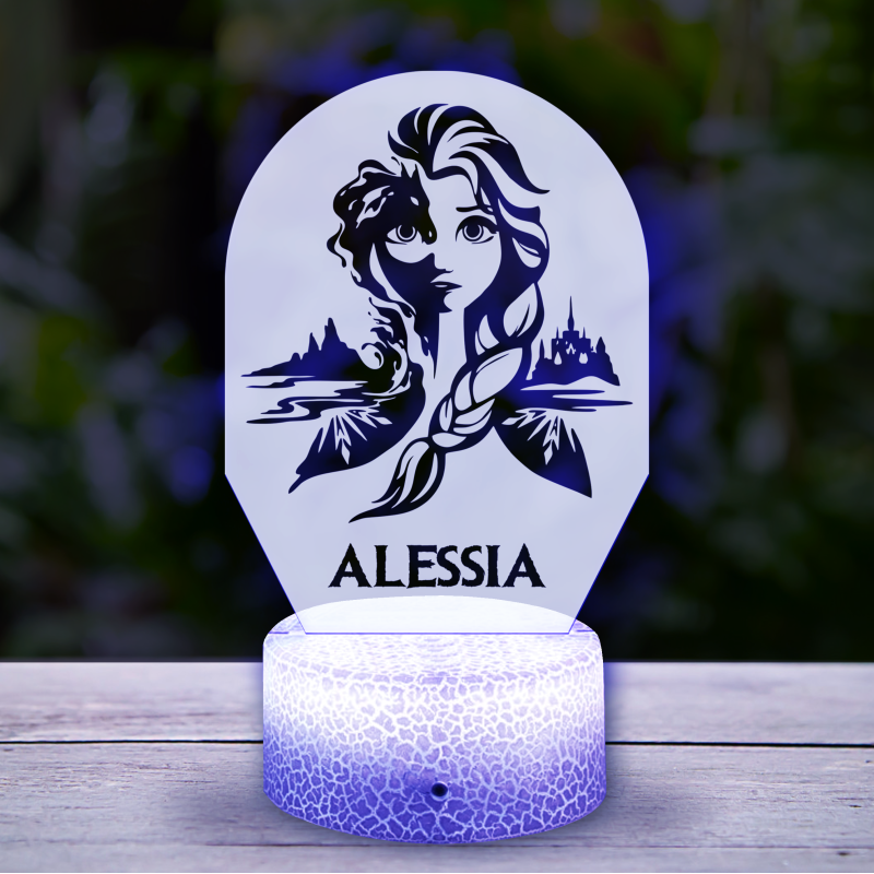 Personalizirana 3D LED lampa s Elsom