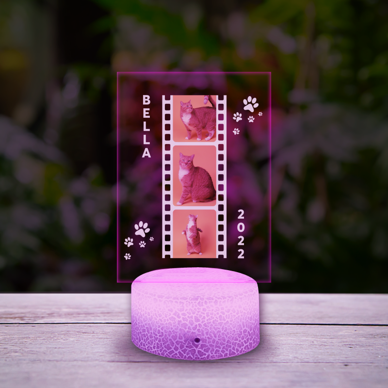 Personalizirana LED lampa - Mačke