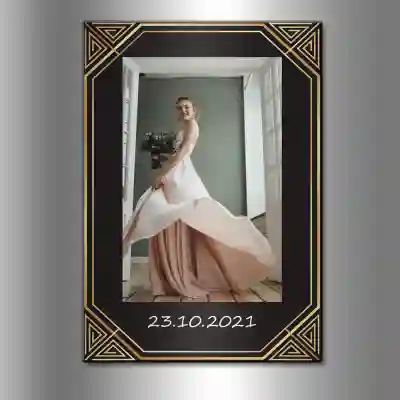 Magnet za hladnjak personaliziran s okvirom