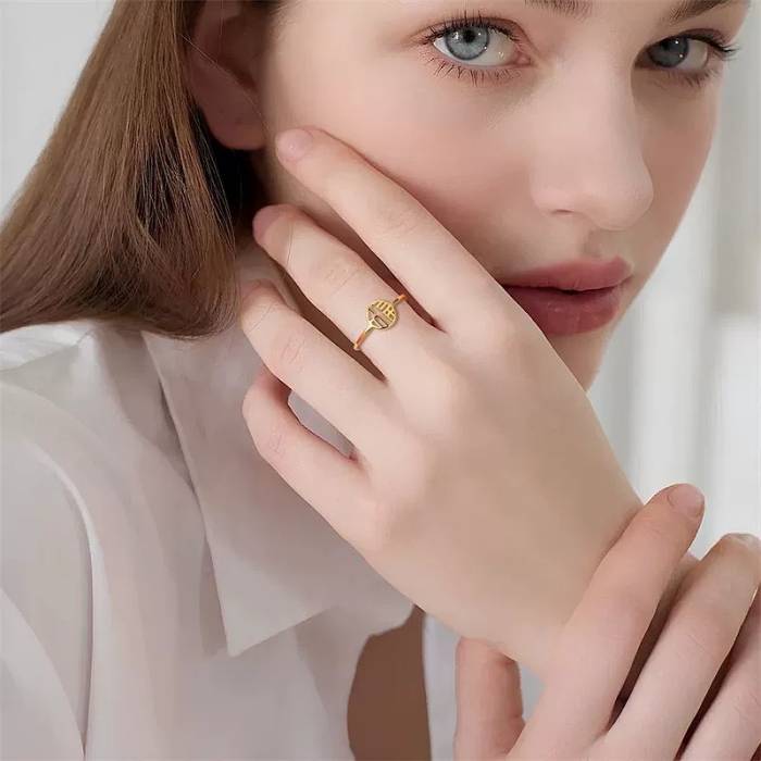 Ženski prsten s kineskim znakovima