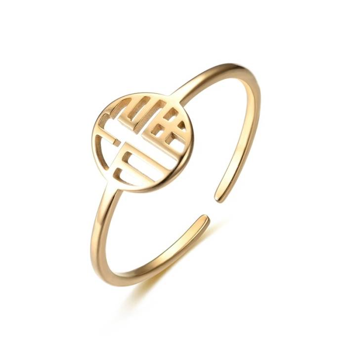 Ženski prsten s kineskim znakovima