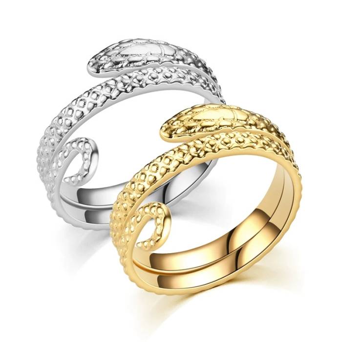 Ženski prsten sa simbolom zmije