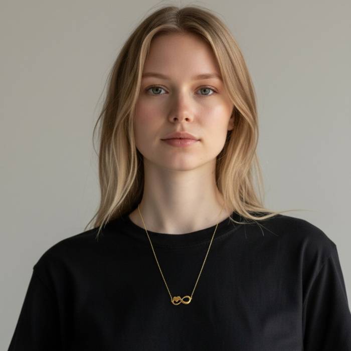 Ženska ogrlica s privjeskom Infinity 