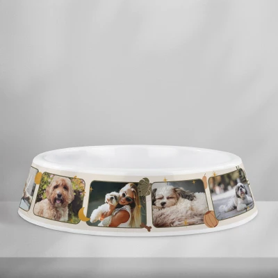 Personalizirana plastična zdjela za pse – Foto kolaž