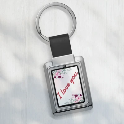 Prilagođeni rotirajući privjesak - Volim te