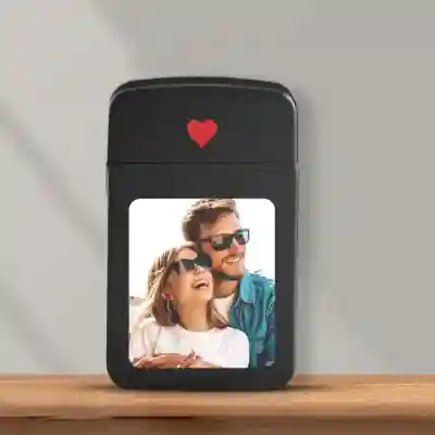 Personalizirani upaljač - Srce s fotografijom