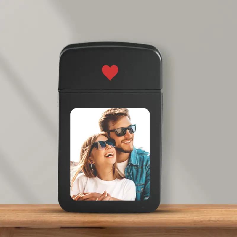 Personalizirani upaljač - Srce s fotografijom