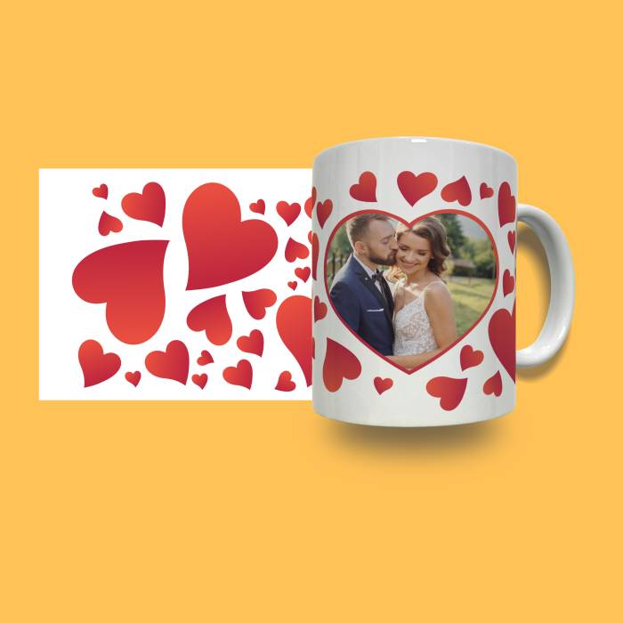 Personalizirana šalica - Srce s fotografijom
