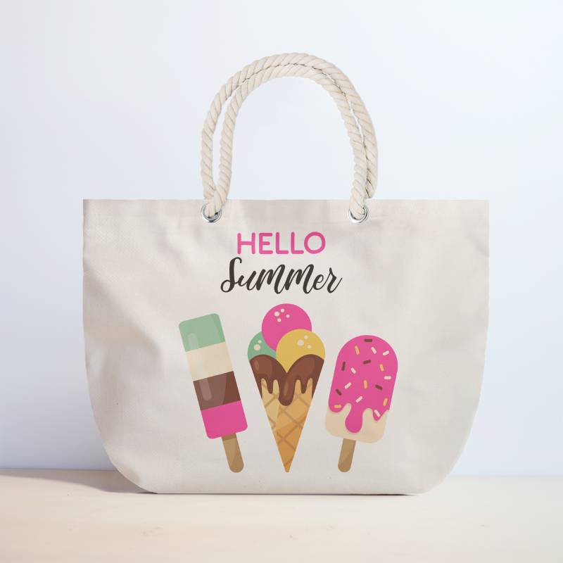 Personalizirana plažna torba - Sladoled